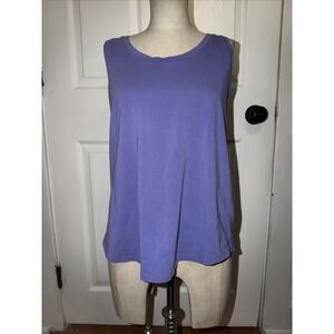 Lululemon Love Tank Top Charged Indigo Pima Cotton Size 10 Purple Women’s